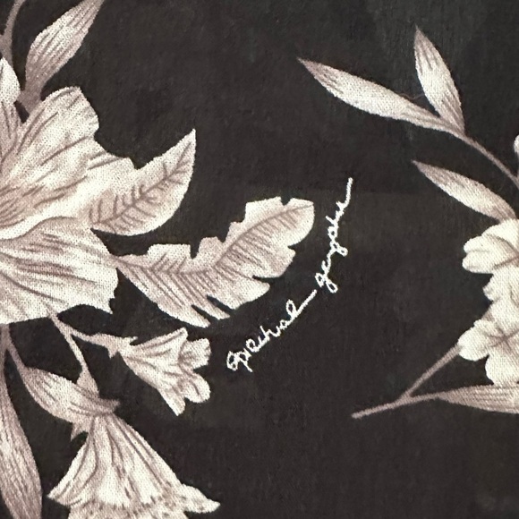 Spiritual Gangster Black Floral Kimono Open Tie Front Kimono Duster - Picture 6 of 13